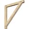 Ekena Millwork Traditional Block Rough Sawn Bracket, Douglas Fir, 4"W x 46"D x 46"H BKT04X46X46TRA05RDF - alternate 1